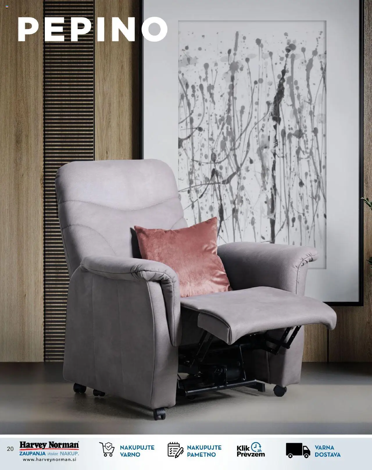 Harvey Norman - Katalog - Udobna praznična ponudba - Počivalniki & masažni stoli │ velja od 22.12.2022 | Stran: 20