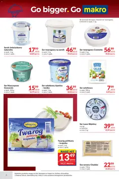 Pogląd oferty "Makro Gazetka - Oferta dla gastronomii" - ważna od 03.02.2026 | Strona: 6 | Produkty: Sos serowy, Ser Lazur, Serek, Mascarpone