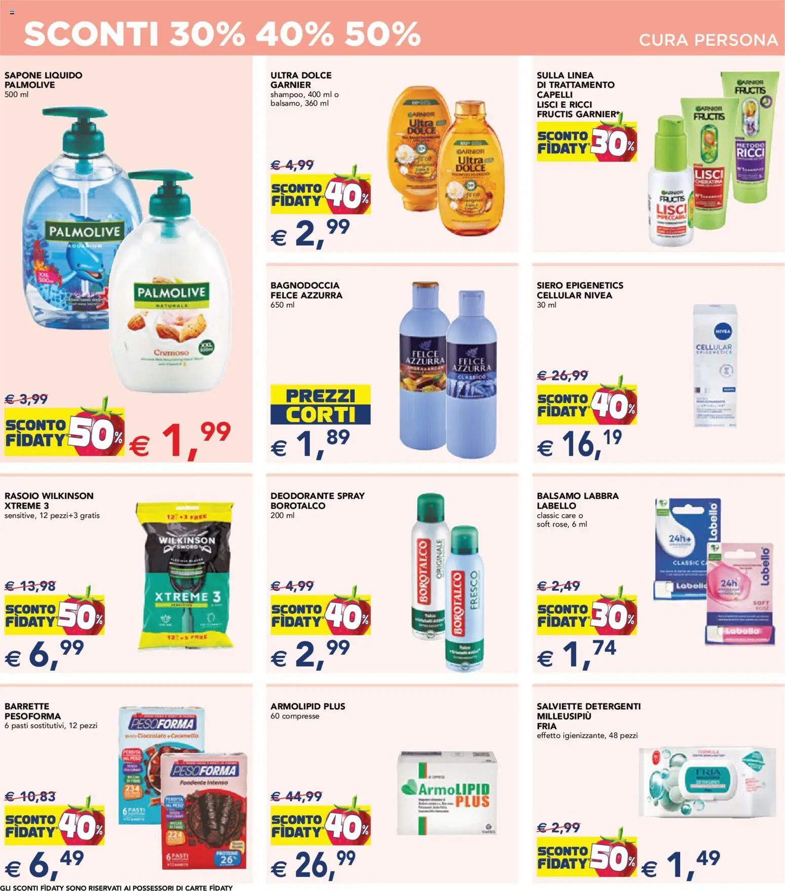 Volantino Esselunga S del 17.11.2025 | Pagina: 18 | Prodotti: Balsamo, Rasoio, Sapone, Deodorante