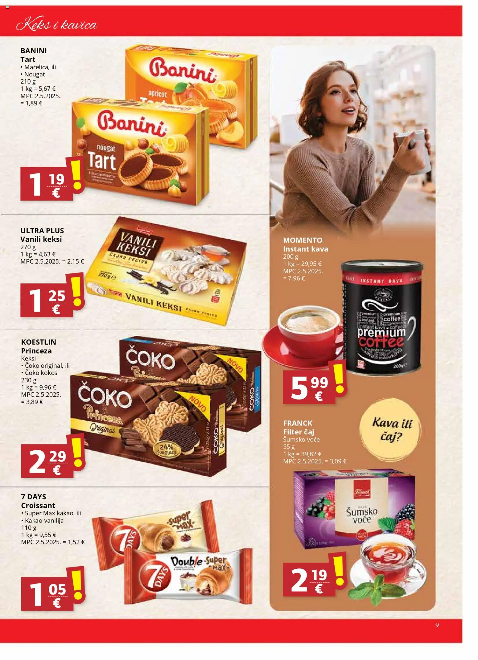 Ribola katalog | vrijedi od 22.10.2025 | Stranica: 9 | Proizvodi: Šumsko voće, Keksi, Čaj, Keks