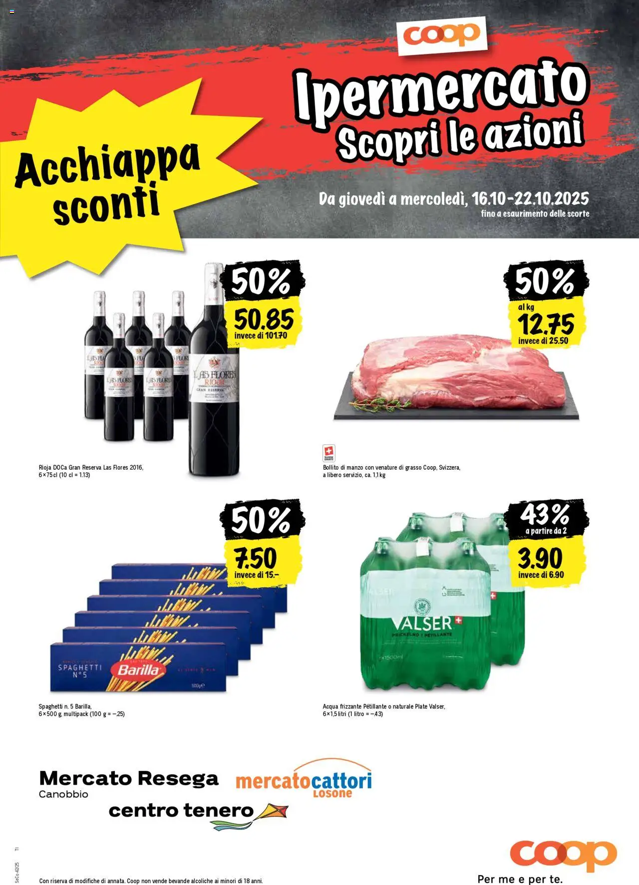 Coop - Una settimana di azioni – gültig ab 16.10.2025 | Seite: 21 | Produkte: Barilla