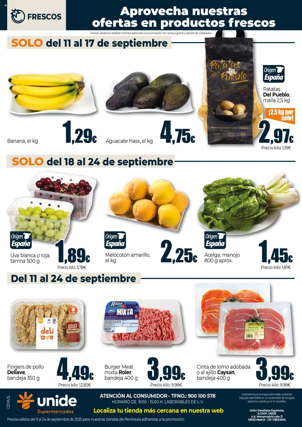 Unide - Super │ válido desde el 11.09.2025 | Página: 4 | Productos: Bandeja