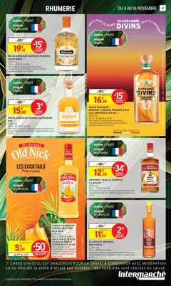 Intermarché - Prévisualisation de RHUM ARRANGÉ MANGUE PASSION DAMOISEAU I, Rhum arrangé mangue passion, 30% vol., 70 cl valide à partir de 04.11.2025 | Page: 47 | Produits: Base, Mais, Beurre, Ananas