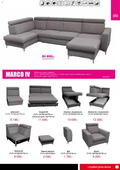 Náhled letáku Jamall nábytek leták od 03.02.2025 | Strana: 33 | Produkty: Sedací souprava, Taburet, Křeslo