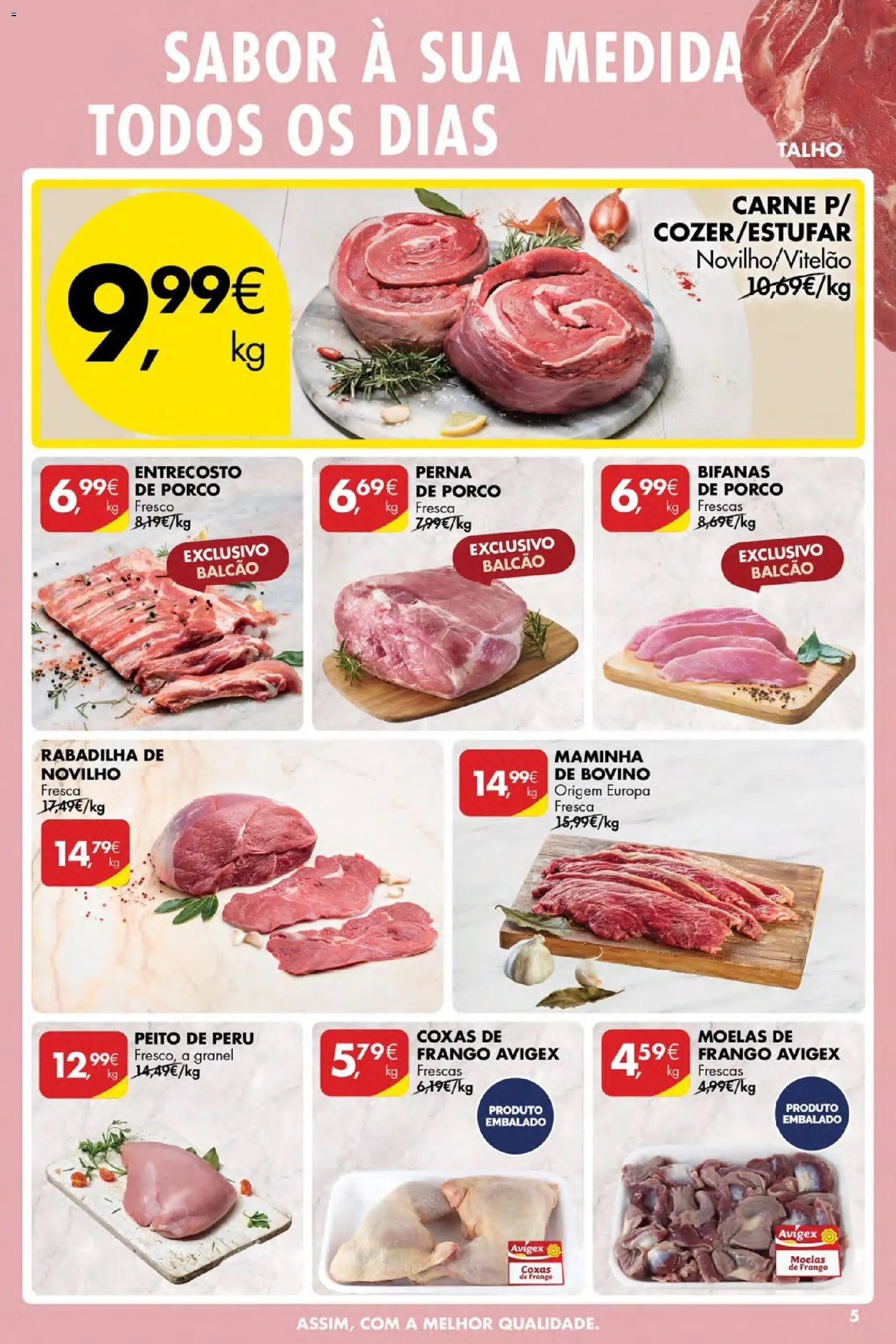 Pingo Doce Poupe Esta Semana Açores │ válido de 09.04.2026 | Página: 5 | Produtos: Frango, Peru, Carne, Moelas