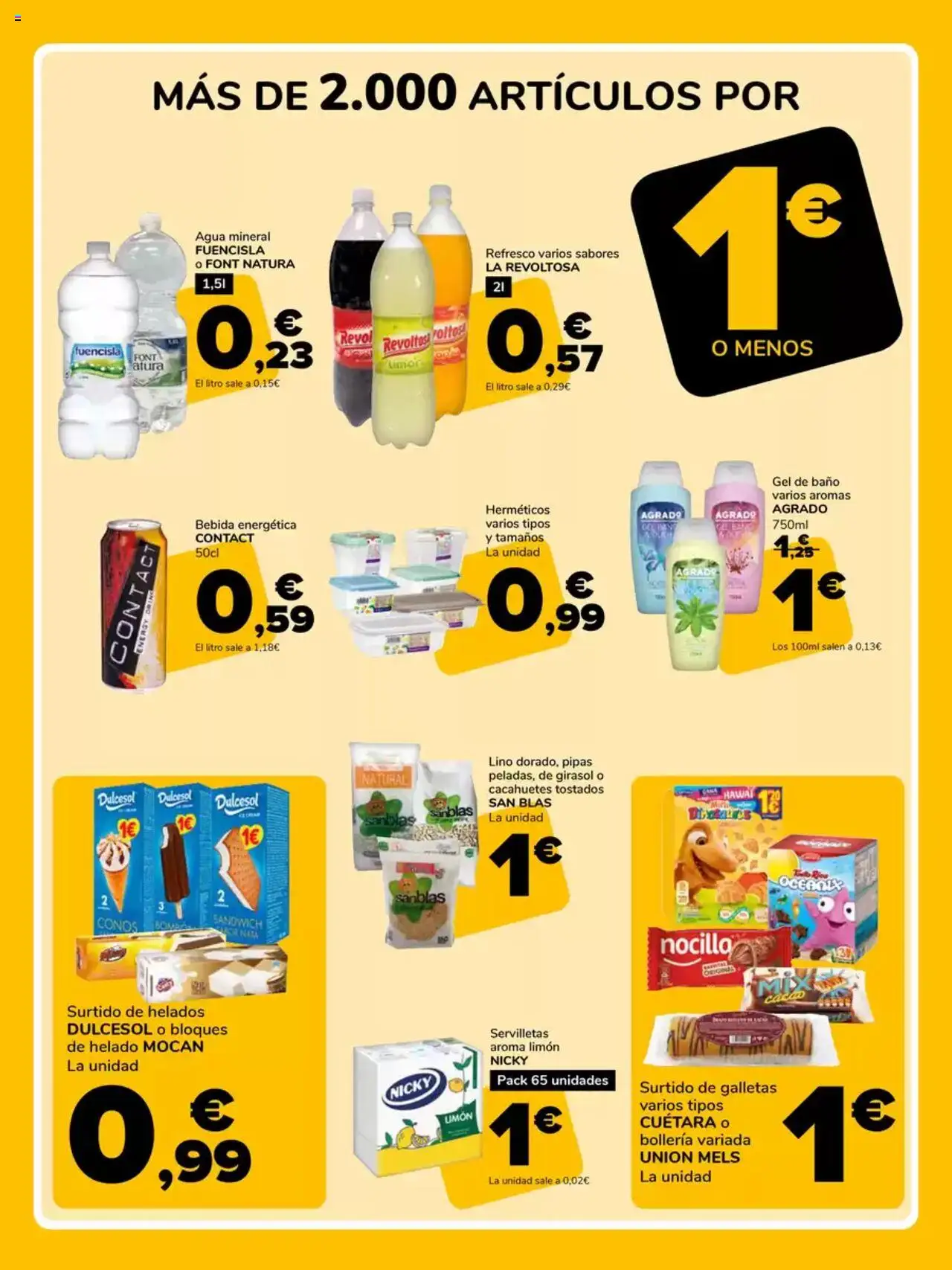 Supeco folleto │ válido desde el 31.07.2025 | Página: 5 | Productos: Gel de baño, Galletas, Agua mineral, Baño