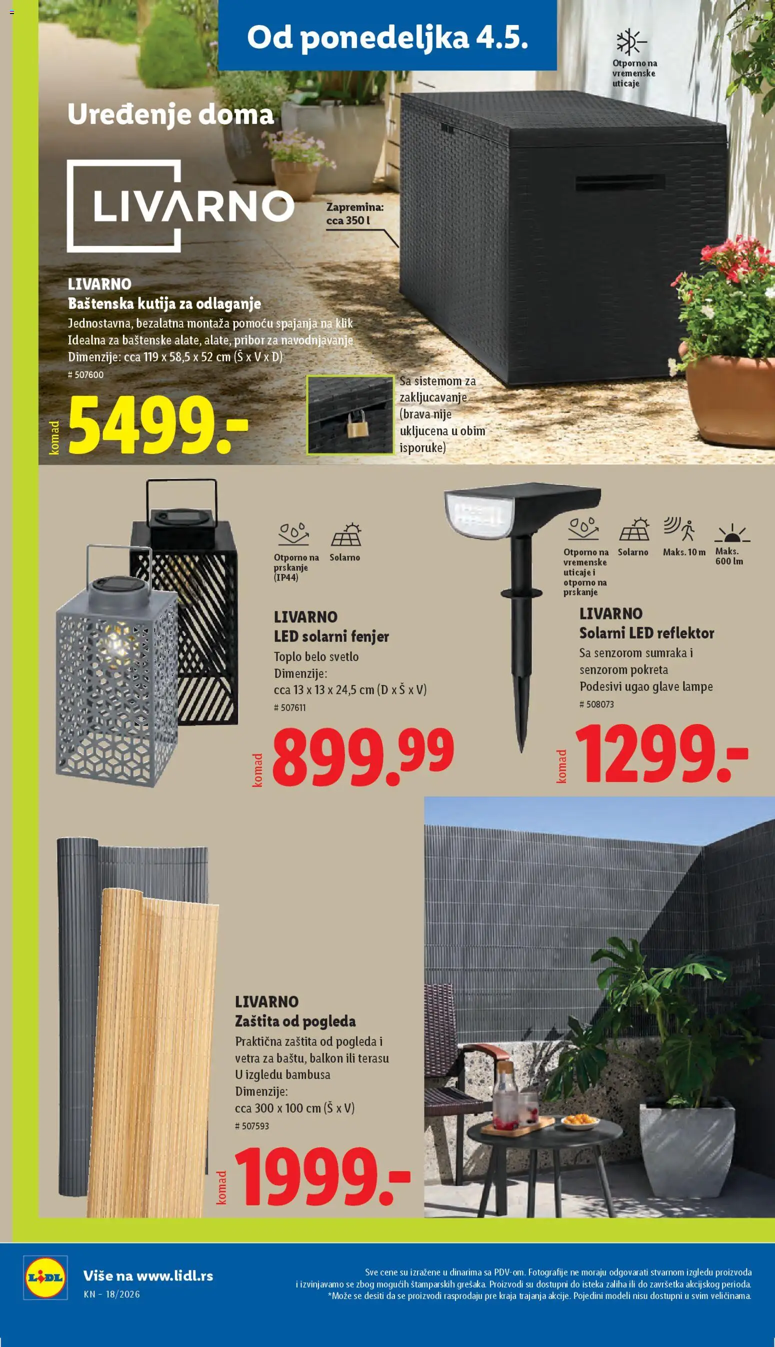 Lidl katalog - važi od 30.04.2026 | Strana: 90 | Proizvode: Kutija, Reflektor