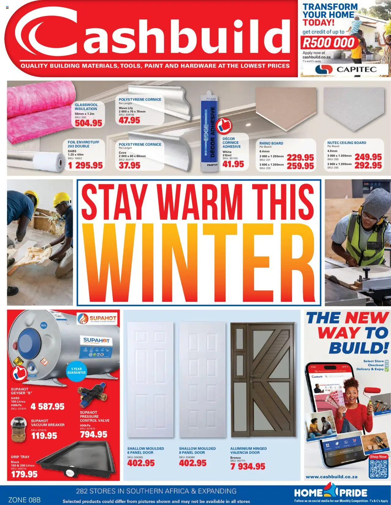 Cashbuild Catalogue │ valid from 21.07.2025 | Page: 1 | Products: Tray, Adhesive, Drip tray, Valve