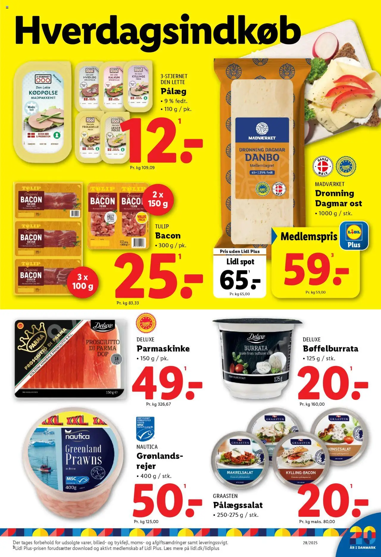 Lidl Tilbudsavis gyldig fra 06.07.2025 | Side: 5 | Produkter: Mælk, Hvidløg, Bacon, Cebola