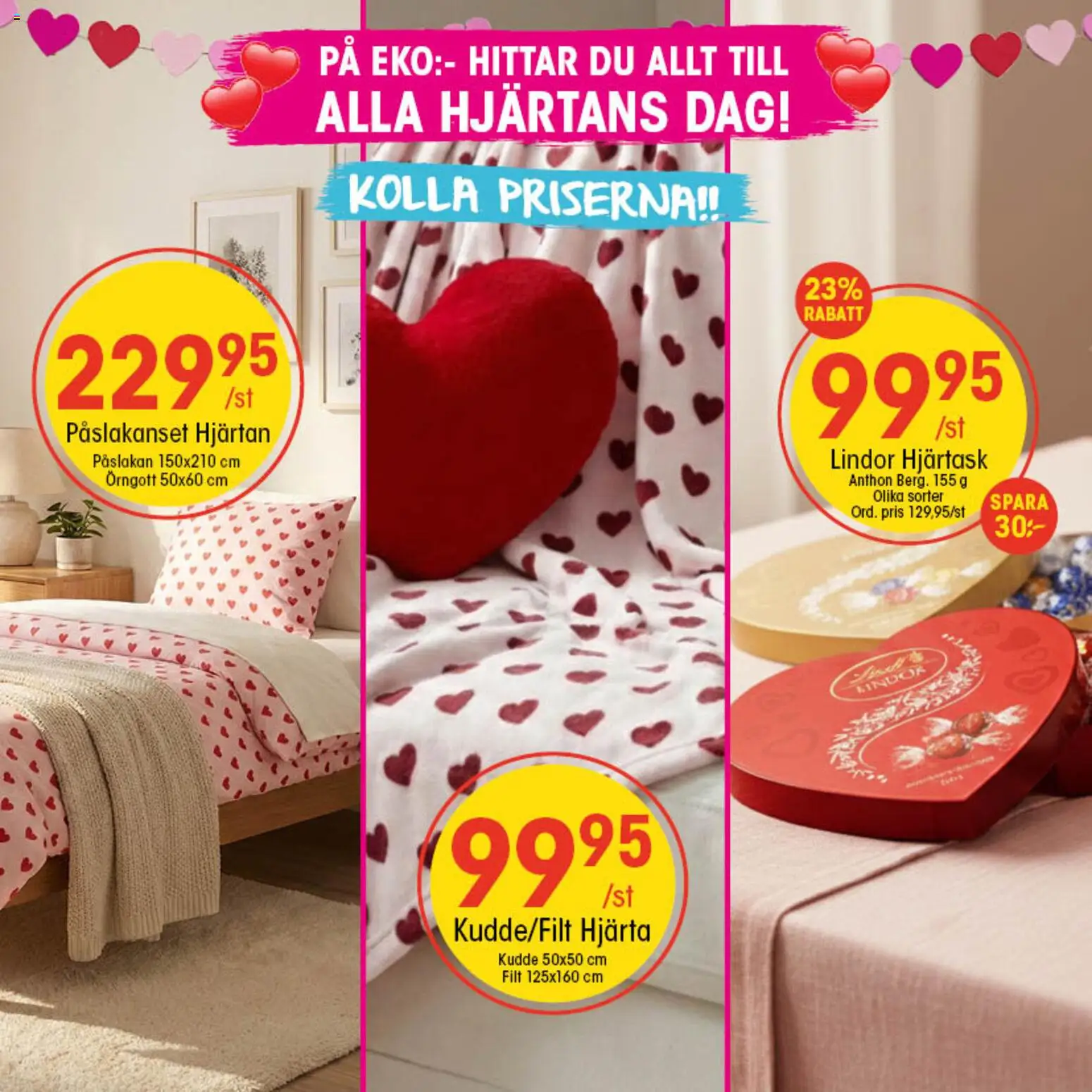 EKO reklamblad aktuell från 26.01.2026 | Sida: 9 | Produkter: Örngott, Påslakanset, Kudde, Filt