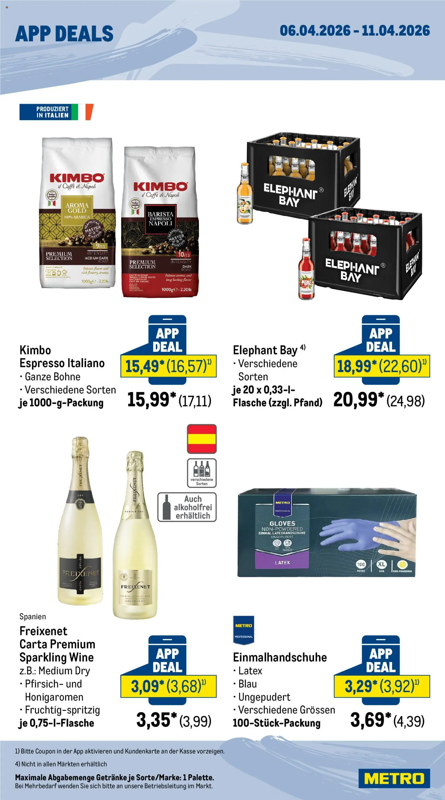 Metro App Deals – gültig ab 06.04.2026 | Seite: 2 | Produkte: Freixenet, Pfirsich