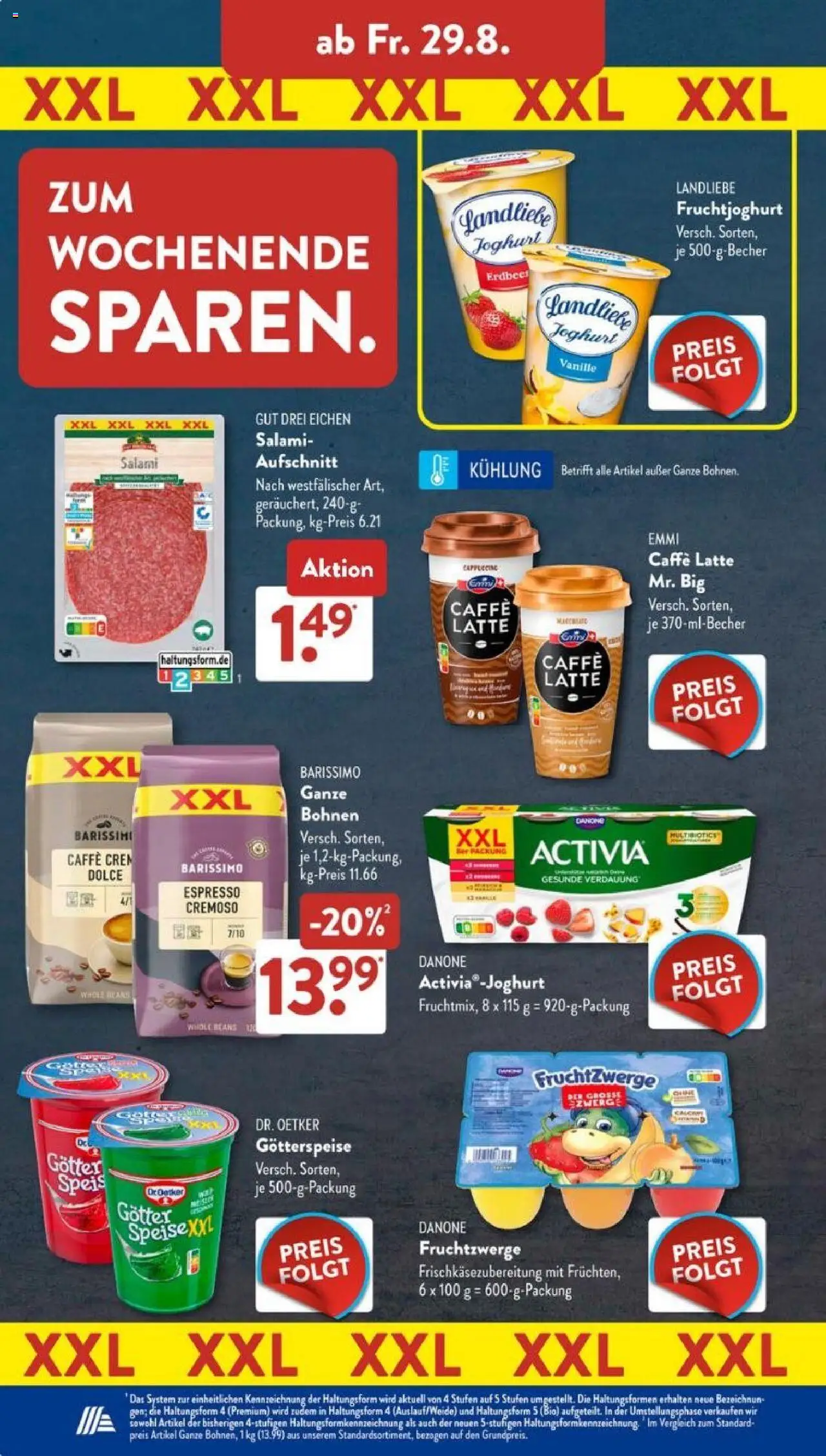 Aldi Süd Prospekt 	 - gültig ab dem 25.08.2025 | Seite: 14 | Produkte: Activia, Joghurt, Fruchtzwerge, Fruchtjoghurt