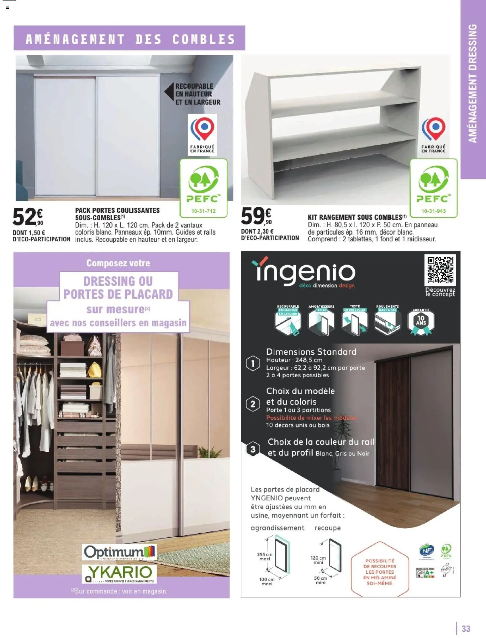 {H1} | Page: 33 | Produits: Mixer, Porte, Portes, Dressing