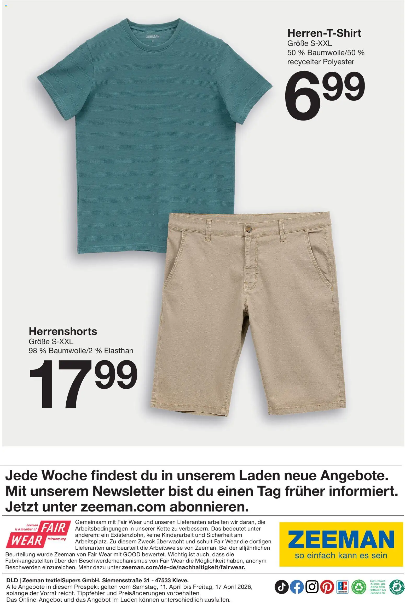 Zeeman Prospekt 	 – gültig ab 11.04.2026 | Seite: 10 | Produkte: Batterien