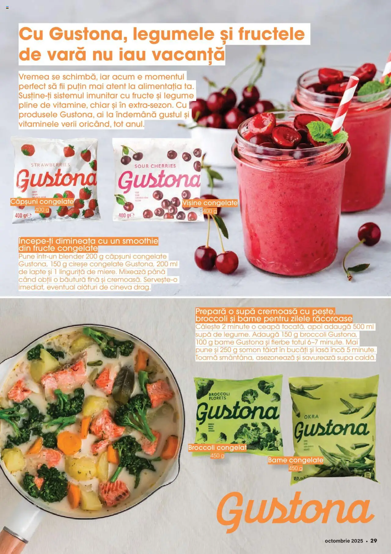 Noul catalog Mega Image – valabil de la 02.10.2025 | Pagină: 29 | Produse: Blender, Căpșuni, Ceapă, Legume