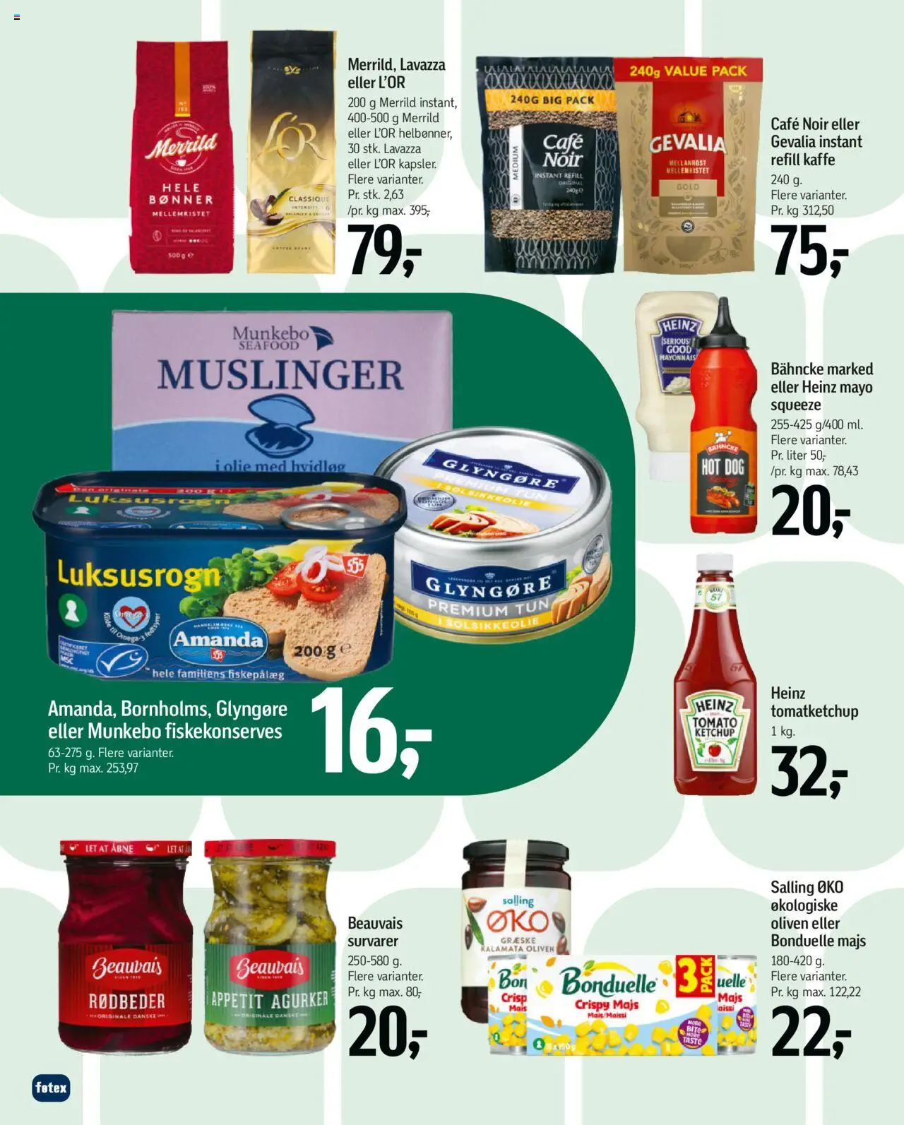 Føtex tilbudsavis – gyldig fra 10.10.2025 | Side: 52 | Produkter: Olie, Rødbeder, Agurker, Majs