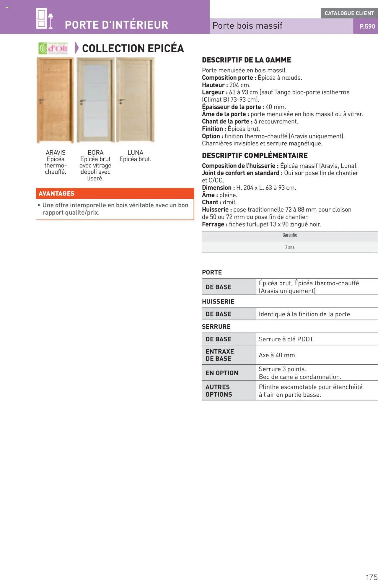  | Page: 175 | Produits: Base, Clé, Plinthe, Porte
