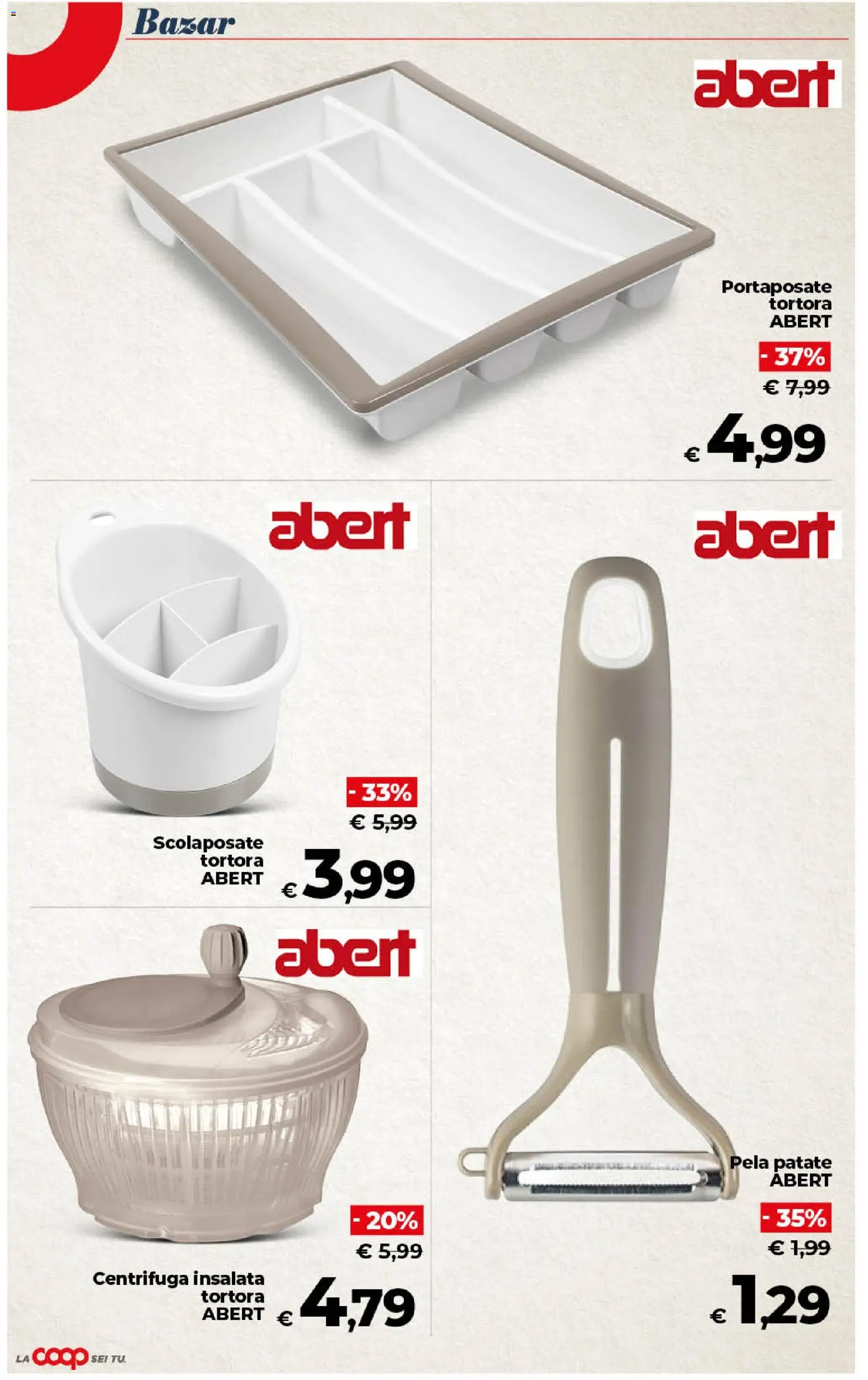 Volantino COOP del 24.02.2026 | Pagina: 51 | Prodotti: Centrifuga, Insalata, Patate, Portaposate