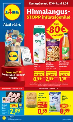 Lidl kliendilehe eelvaade alates 27.04.2026