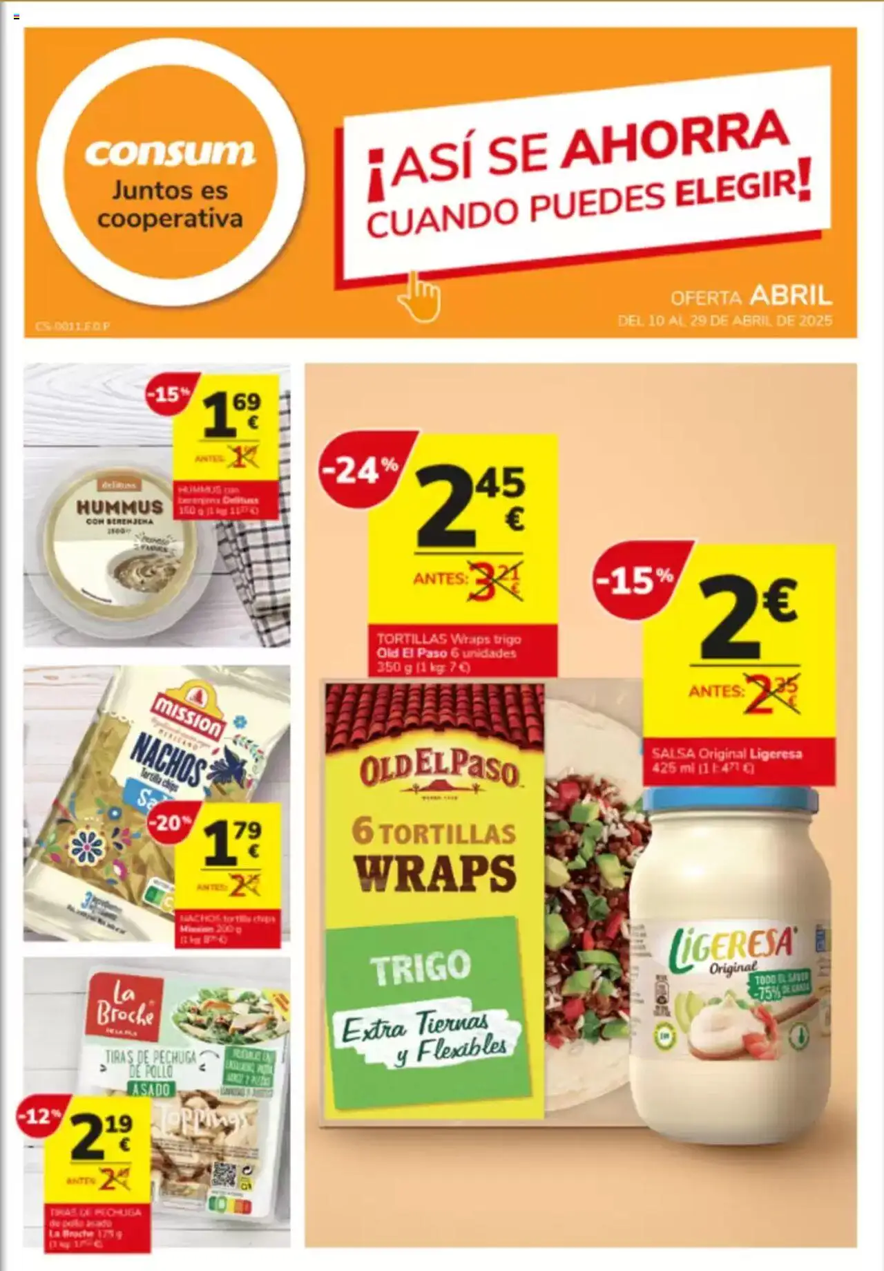 Consum Folleto 24/04/2025 Catálogo online ofertas Mayo