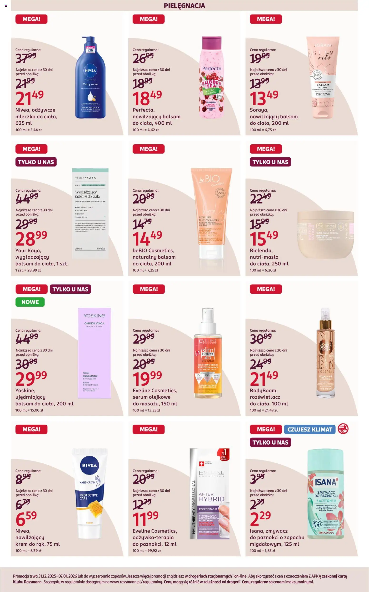 Rossmann Gazetka od 31.12.2025 | Strona: 9 | Produkty: Mango, Masło, Krem, Lotion