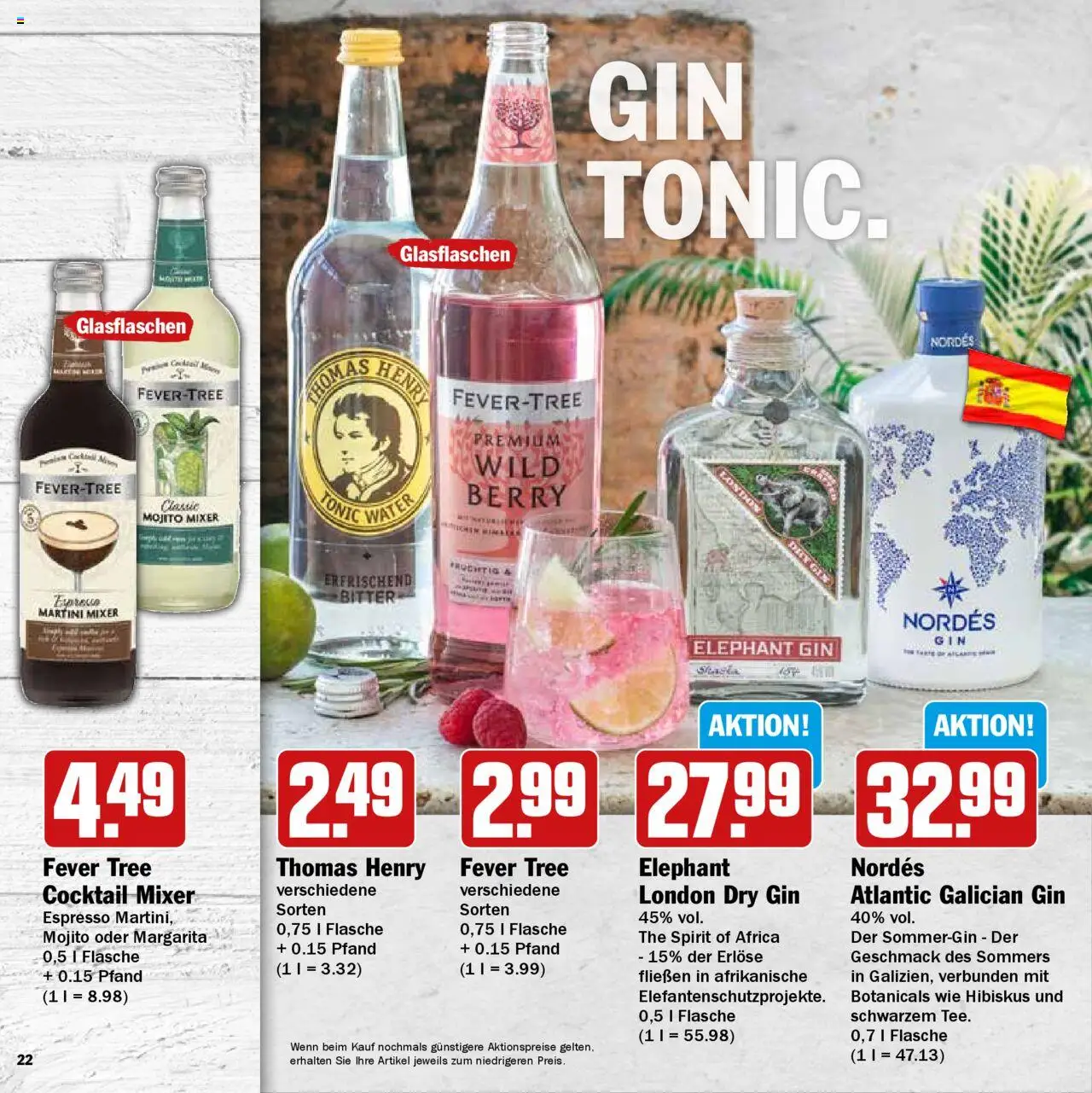 HIT Einfach Grillen - gültig ab dem 11.08.2025 | Seite: 22 | Produkte: Martini, Mixer, Gin