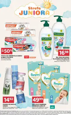 Pogląd oferty "Stokrotka Gazetka" - ważna od 29.01.2026 | Strona: 33 | Produkty: Pampers, Prysznic, Żel pod prysznic, Pasta do zębów