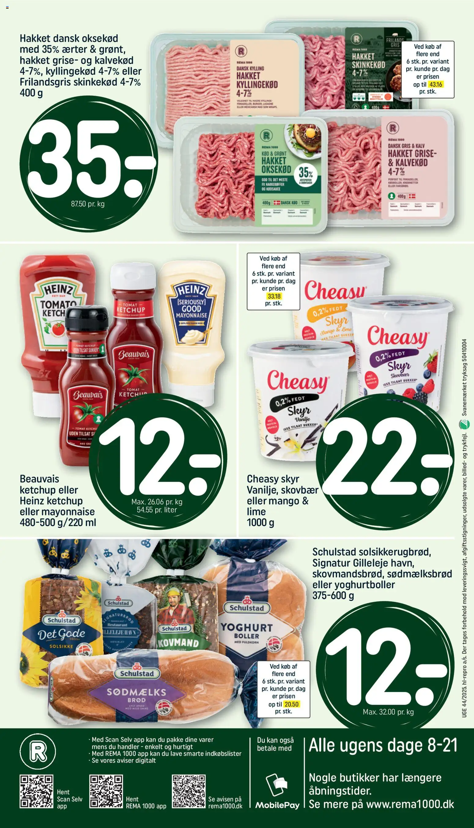 Rema 1000 tilbudsavis – gyldig fra 26.10.2025 | Side: 25 | Produkter: Mango, Kyllingekød, Oksekød, Vanilje
