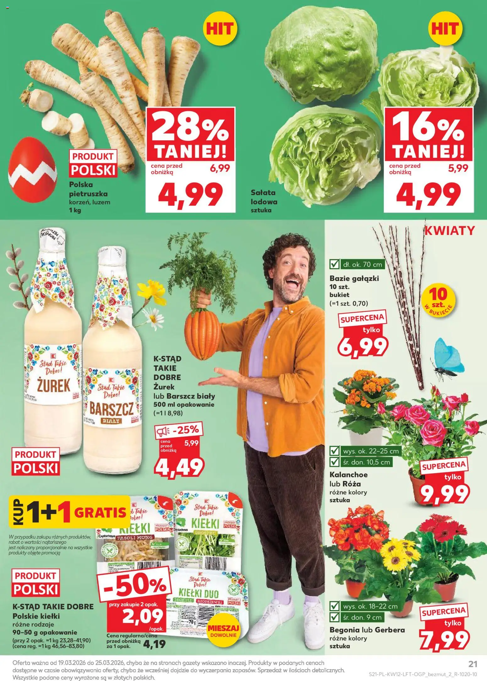 Kaufland Polsko leták od 19.03.2026 | Strana: 21 | Produkty: Kalanchoe