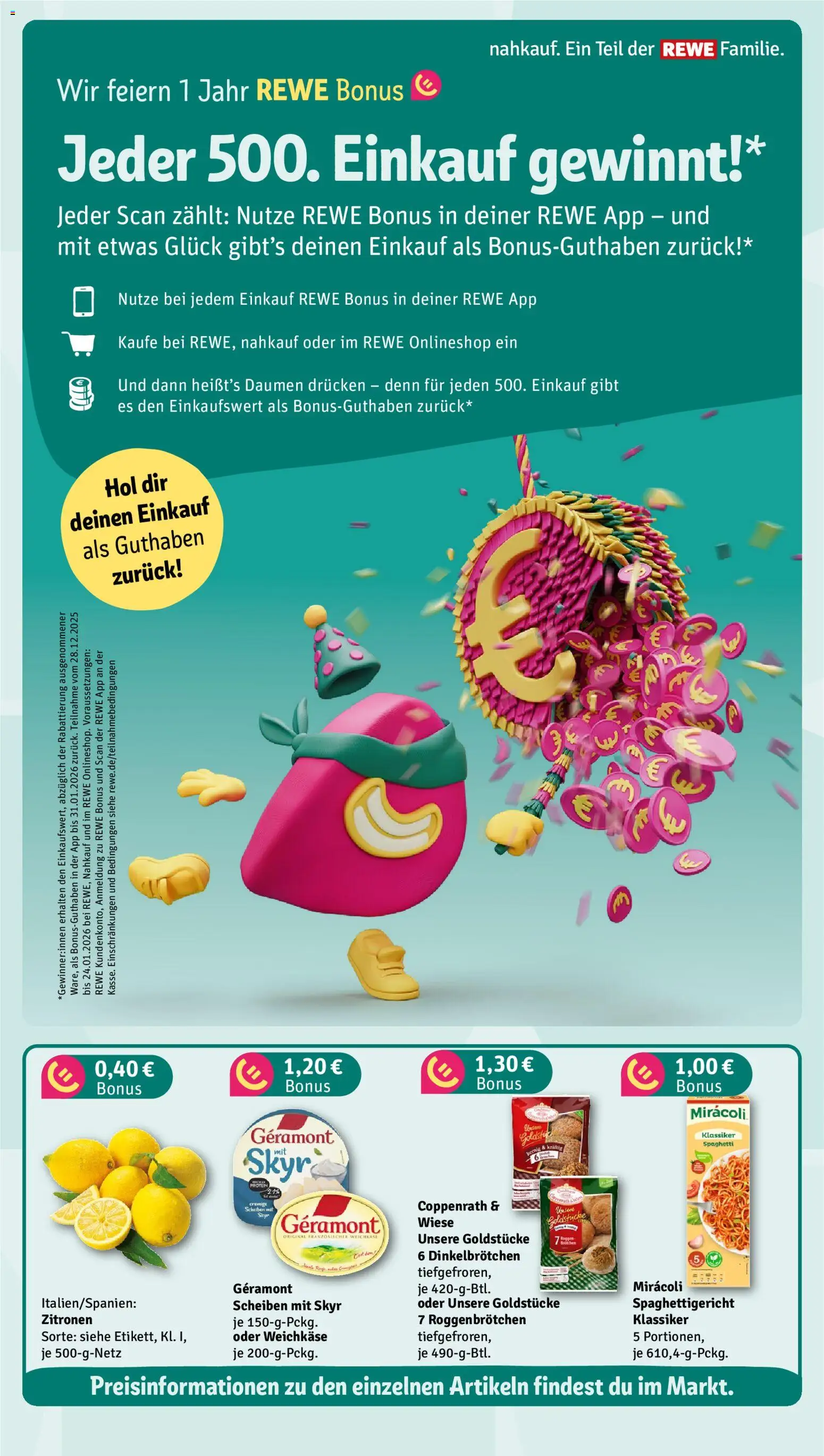 Nahkauf Prospekt – gültig ab 11.01.2026 | Seite: 4 | Produkte: Geramont, Skyr, Zitronen