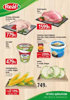 Reál Bevásárló hétvége - Kelet Magyarország - amely érvényes a következő dátumtól: 31.07.2025