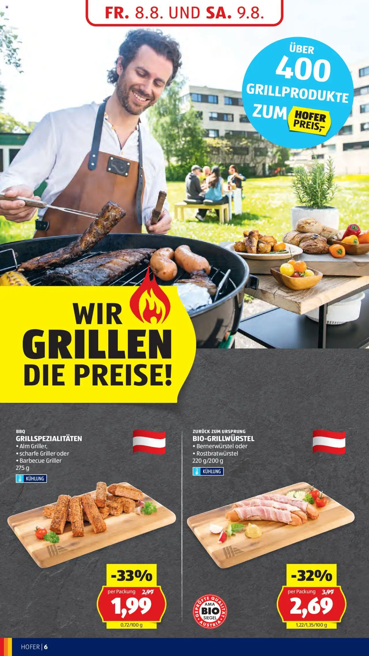 Hofer Flugblatt gültig ab 08.08.2025 | Seite: 8
