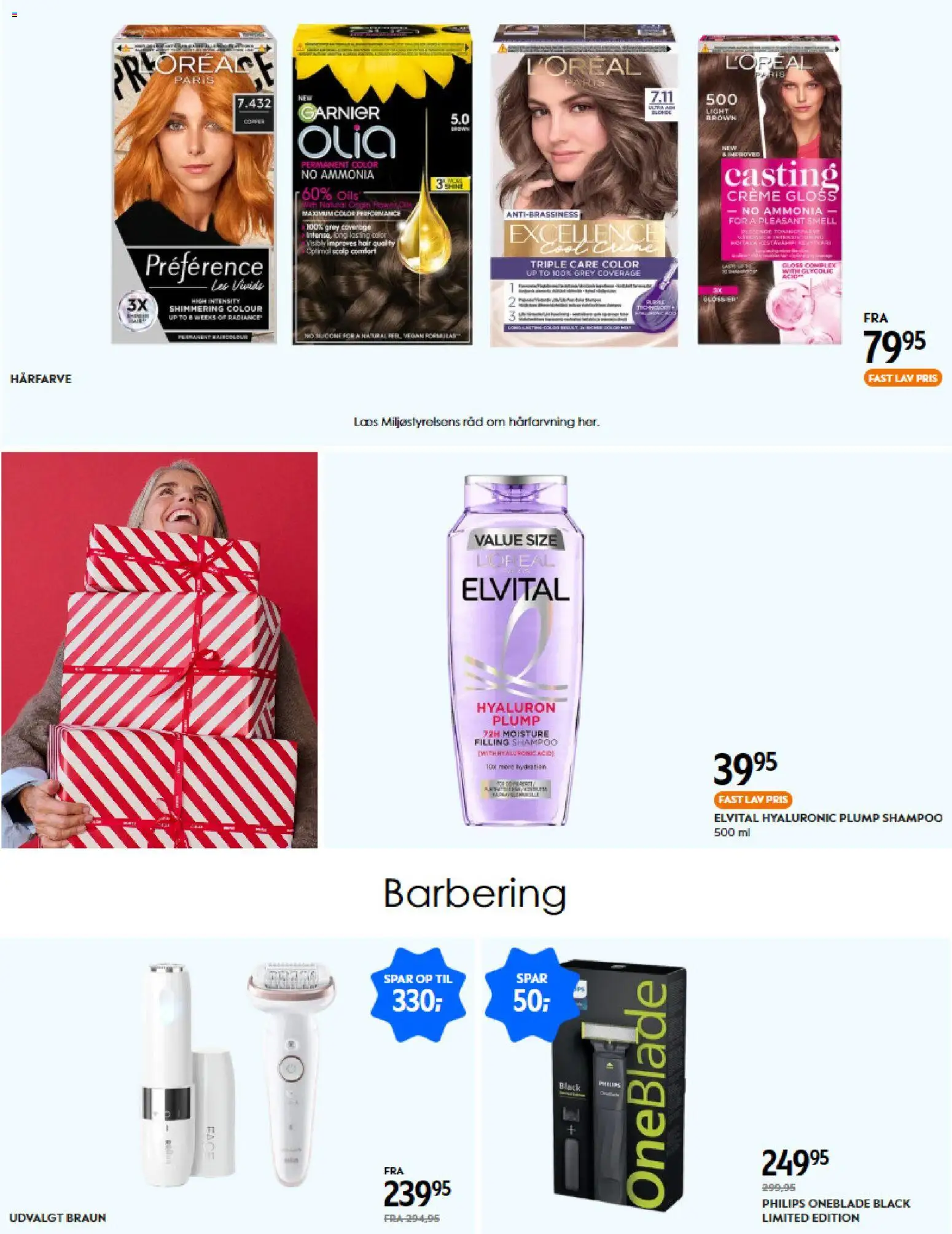 Matas tilbudsavis – gyldig fra 30.10.2025 | Side: 18 | Produkter: Shampoo, Hårfarve, Creme, Epilator