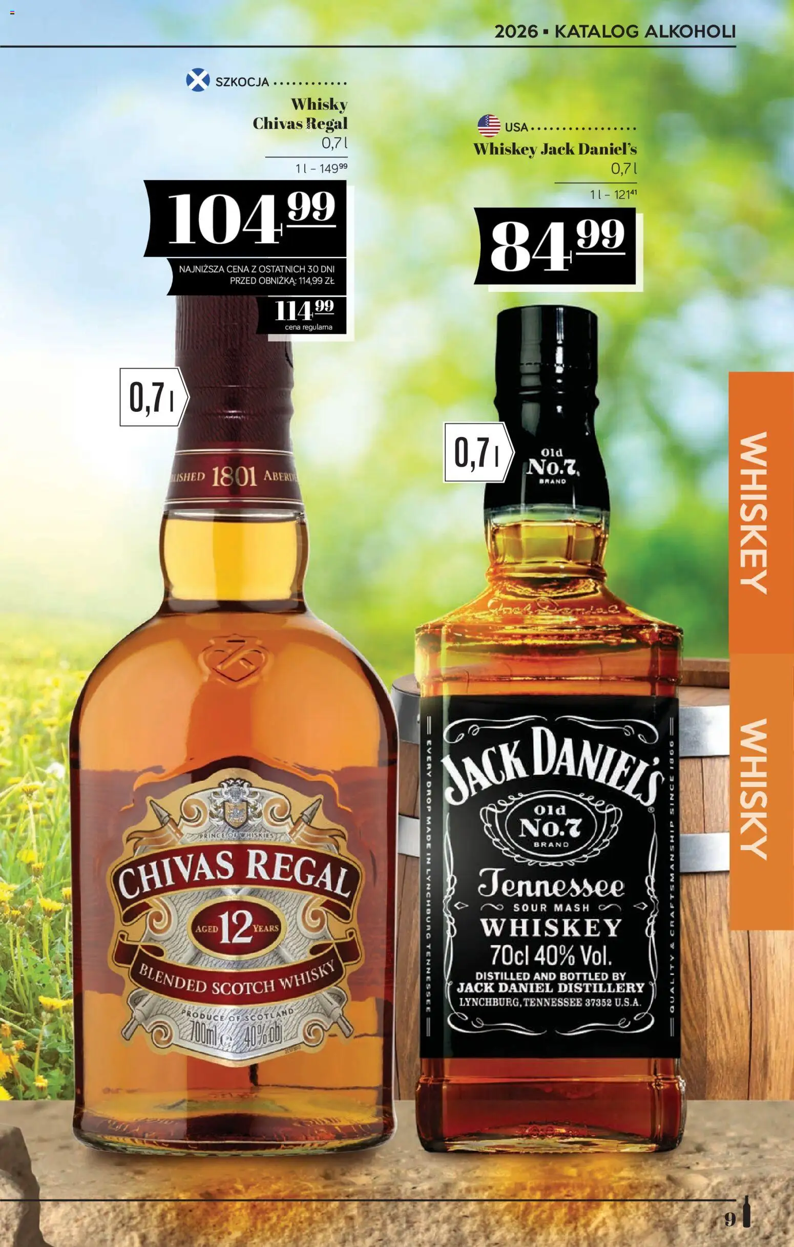 POLOmarket katalog - Alkoholi od 09.04.2026 | Strona: 9 | Produkty: Chivas Regal, Whisky Chivas Regal, Regał, Whisky