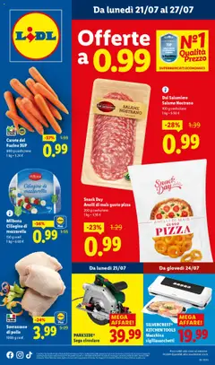 Anteprima del volantino Volantino Lidl	 valido a partire dal 21.07.2025