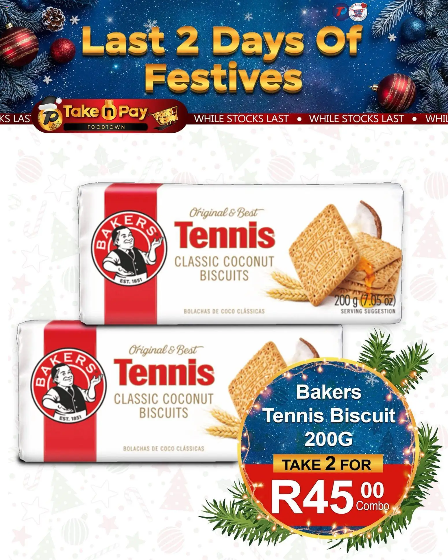 New Take n Pay catalogue – valid from 23.12.2025 | Page: 5 | Products: Biscuits