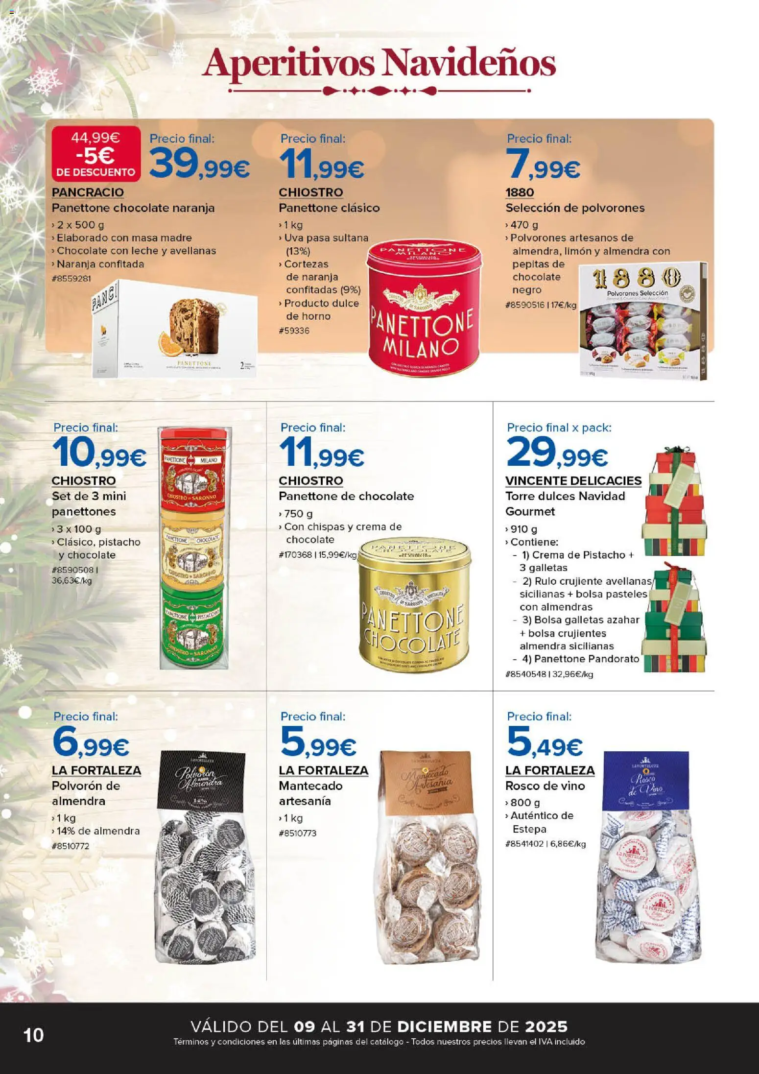 Costco catálogo │ válido desde el 09.12.2025 | Página: 10 | Productos: Leche, Chocolate, Vino, Horno