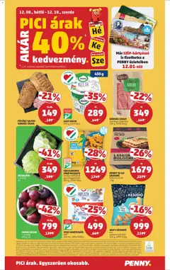 PENNY TO GO LASAGNE, hűtött termék 1 kg - amely érvényes a következő dátumtól: 04.12.2025 | Oldal: 28