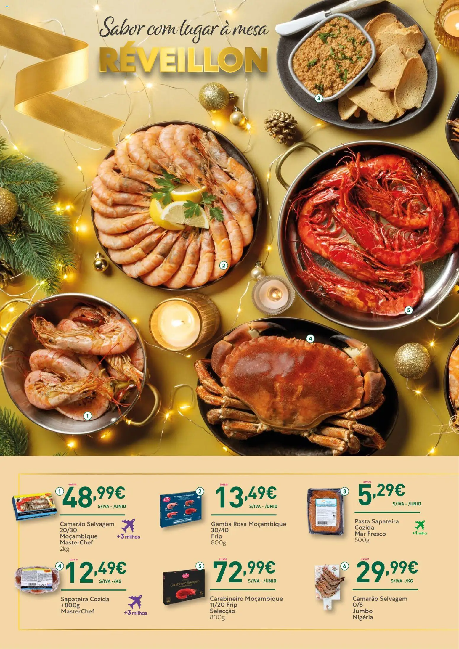 Recheio - Catálogo de Natal │ válido de 06.11.2025 | Página: 16 | Produtos: Camarão, Mesa, Sapateira