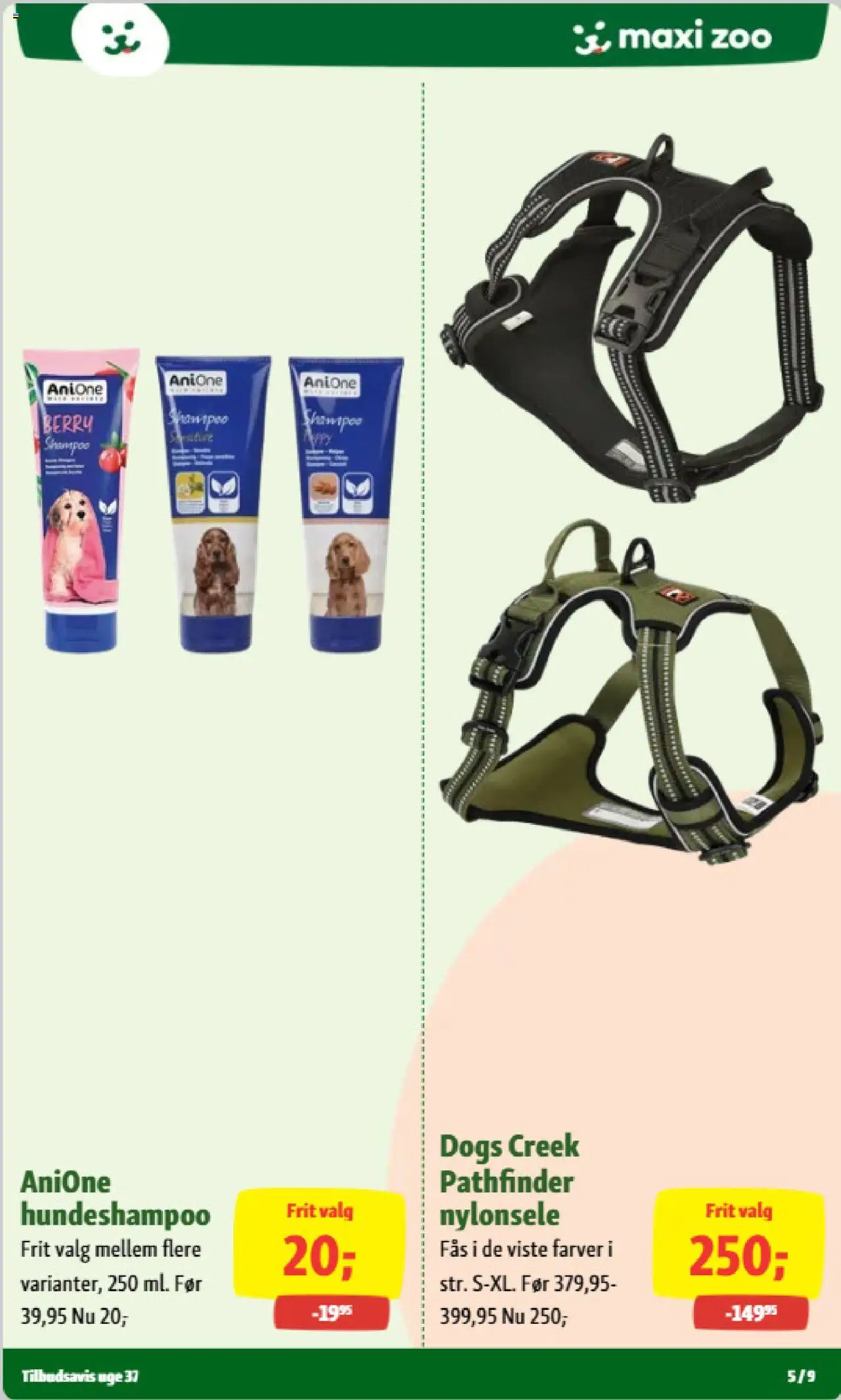Maxi Zoo tilbudsavis – gyldig fra 08.09.2025 | Side: 4 | Produkter: Shampoo