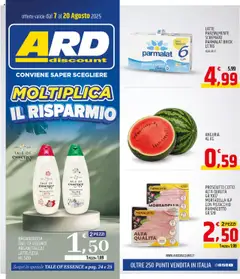 Anteprima del volantino Volantino ARD Discount	 valido a partire dal 07.08.2025