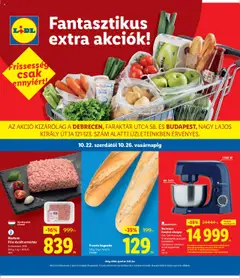 Lidl - Debrecen, Budapest - amely érvényes a következő dátumtól: 22.10.2025