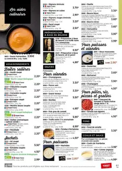 Thiriet - Prévisualisation de Thiriet Catalogue livraison à domicile  valide à partir de 28.10.2025 | Page: 61 | Produits: Framboise, Échalote, Volaille, Crème