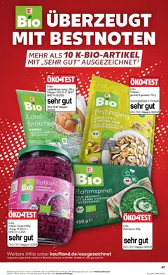 K-Bio Rotkohl, Bioland, Rotkohl, Bioland 680g ab 30.10.2025 gültig | Seite: 67 | Produkte: Rotkohl, Pistazien, Sahne