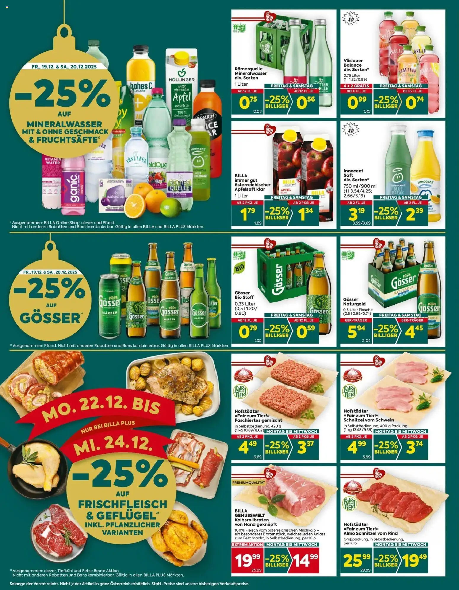 Billa Plus Flugblatt - Kärnten gültig ab 18.12.2025 | Seite: 3 | Produkte: Planche de surf, Saft, Äpfel