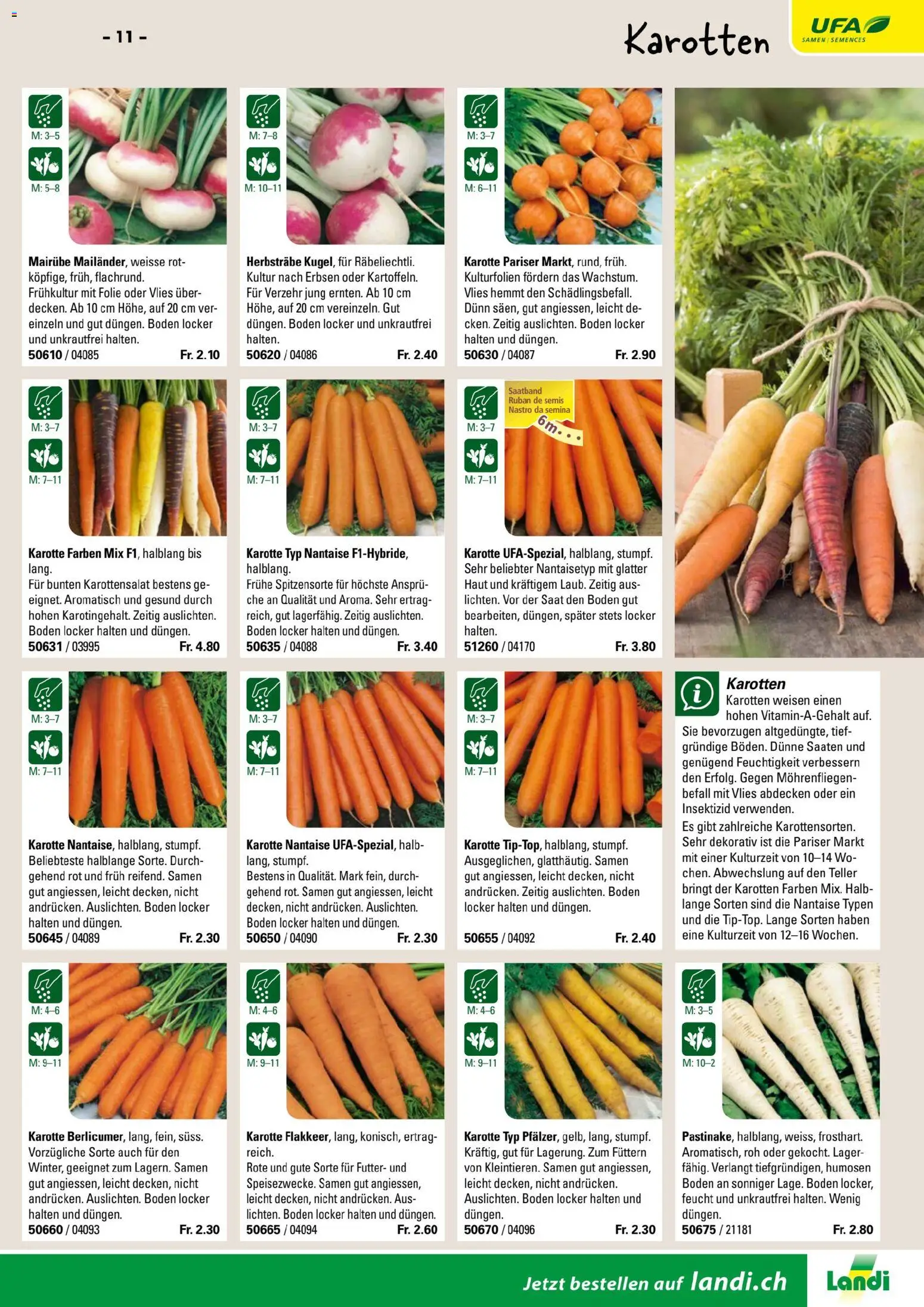 Landi ( Deaktivovane pre Letakomat )  Aktionen – gültig ab 07.01.2026 | Seite: 13 | Produkte: Karotte, Erbsen