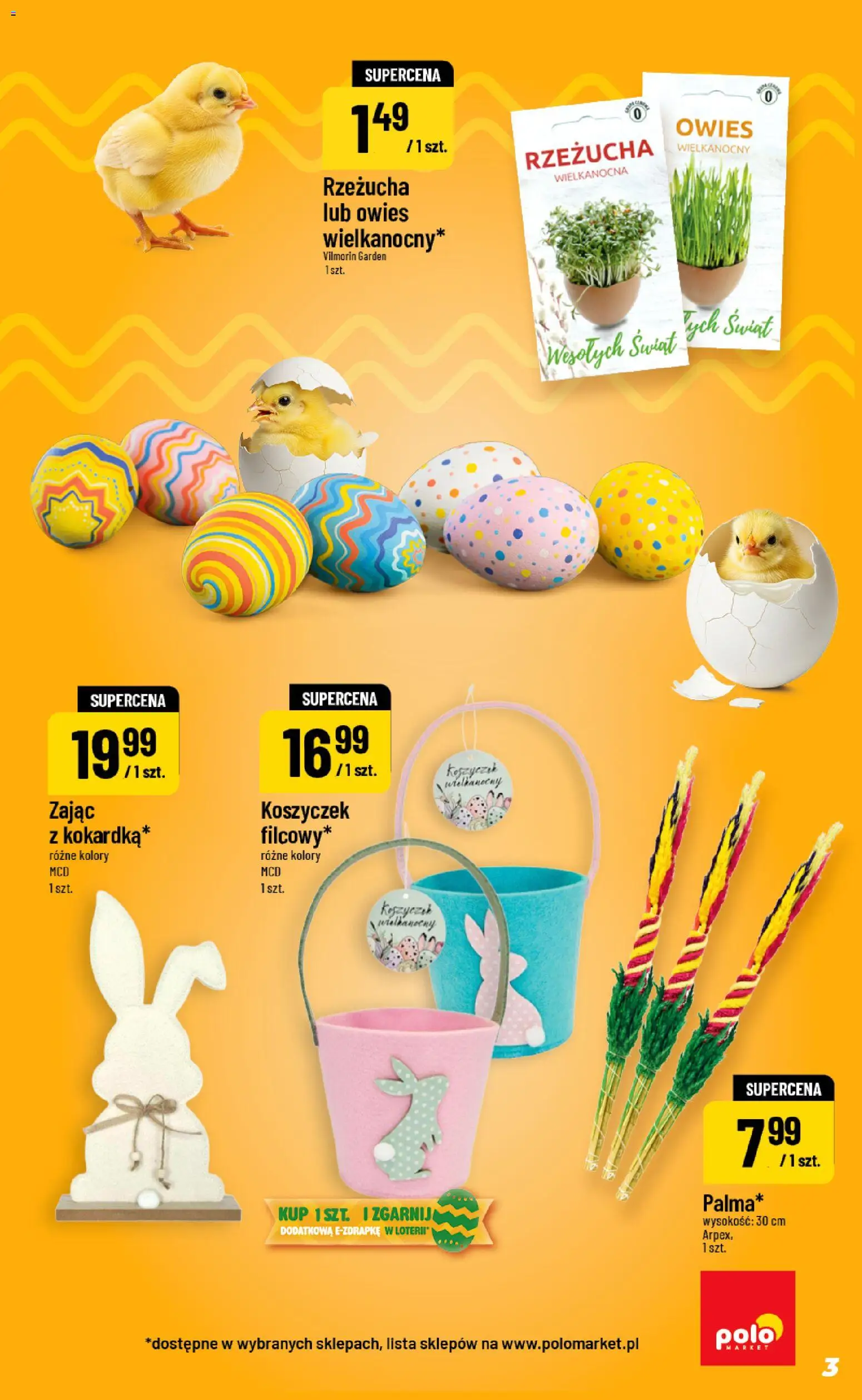 POLOmarket gazetka - Inspirujący Tydzień od 25.03.2026 | Strona: 3 | Produkty: Rzeżucha