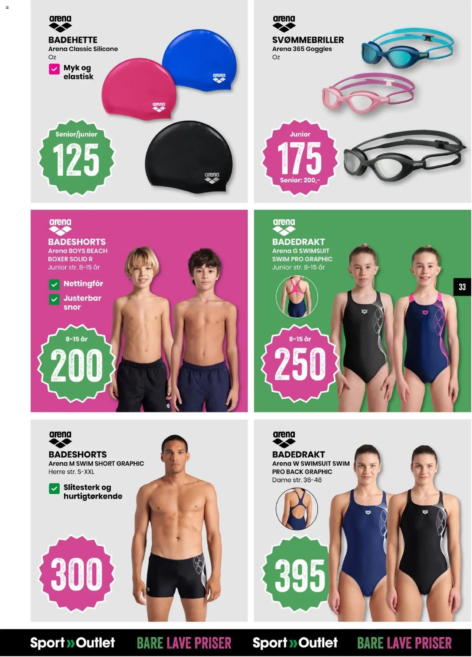 {H1} | Side: 33 | Produkter: Badedrakt, Boxer