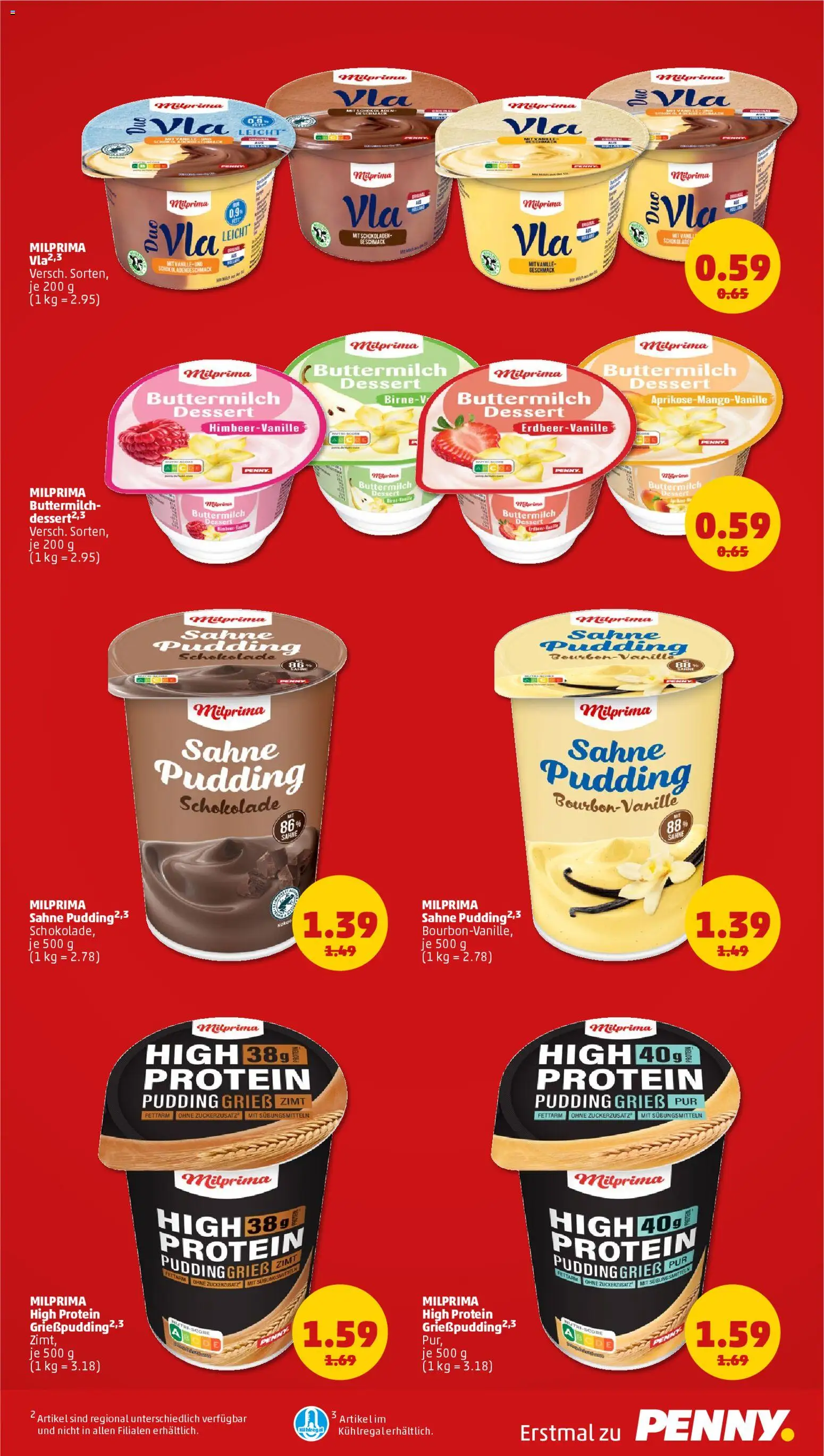 Penny Prospekt 	 – gültig ab 09.03.2026 | Seite: 3 | Produkte: Buttermilch, Milch, Schokolade, Pudding