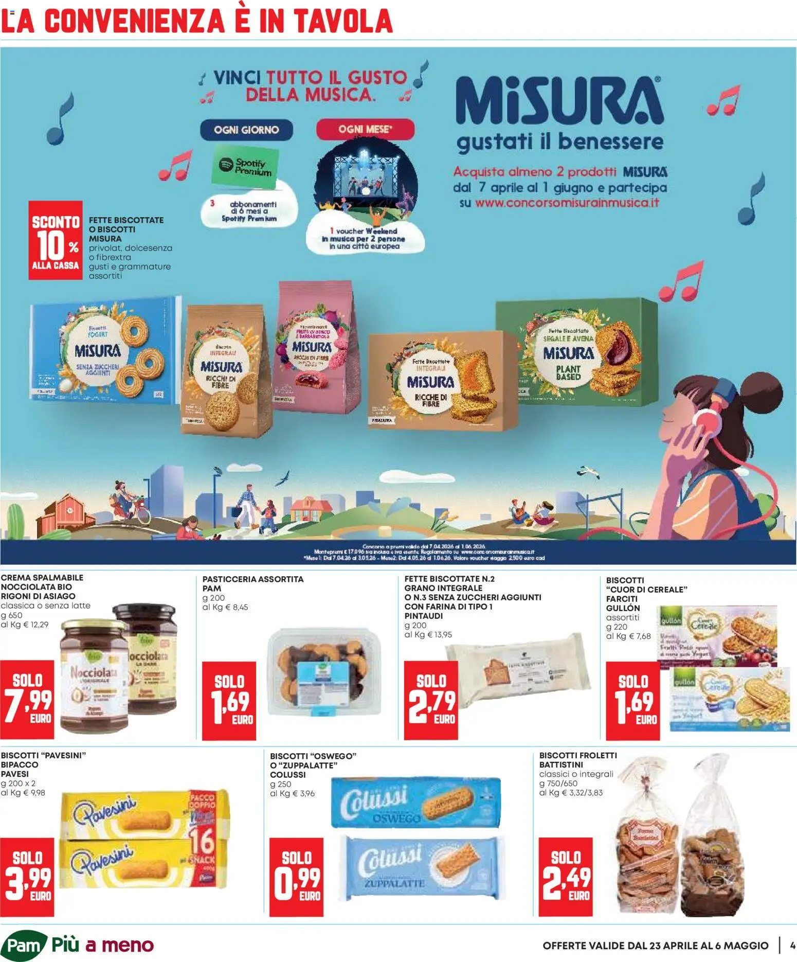 Volantino Panorama del 23.04.2026 | Pagina: 4 | Prodotti: Crema, Yogurt, Latte, Farina